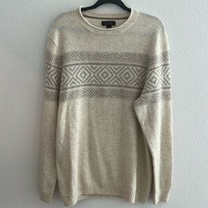 Tasso Elba Alpaca Wool Blend Knit Sweater Mens Size Large